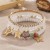 occidental style Bohemia layer bracelet lady diamond multilayer elasticity bracelet