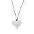  brief exaggerating flowers love pattern pendant necklace clavicle chain