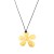  brief exaggerating flowers love pattern pendant necklace clavicle chain