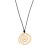  brief exaggerating flowers love pattern pendant necklace clavicle chain