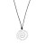  brief exaggerating flowers love pattern pendant necklace clavicle chain