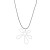  brief exaggerating flowers love pattern pendant necklace clavicle chain