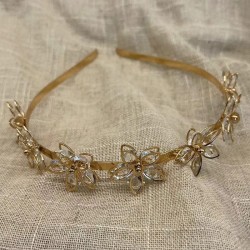  Headband occidental style head palace wind flowers Rhinestone Metal Headband