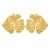 summer Alloy leaves flowers earrings occidental style exaggerating Earring lady trend Metal