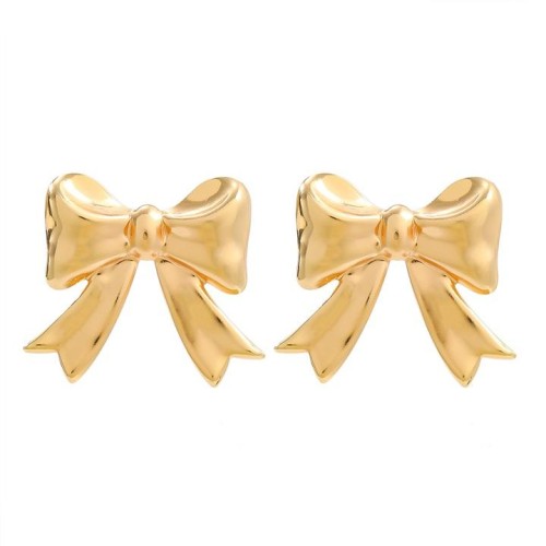 summer Alloy bow earrings occidental style Earring woman elegantearrings