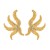 summer wind Alloy diamond starfish earrings occidental style ear stud woman trend exaggerating