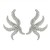 summer wind Alloy diamond starfish earrings occidental style ear stud woman trend exaggerating