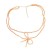 summer occidental style necklace lady multilayer Acrylic weave elegant bow