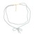 summer occidental style necklace lady multilayer Acrylic weave elegant bow
