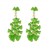 earrings enamel flowers earrings occidental style Earring woman Bohemian style multilayer leaves