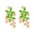  enamel flowers earrings occidental style Earring woman Bohemian style elegant flowersearrings