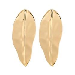 summer Alloy leaves earrings occidental style Earring lady trend exaggerating ..
