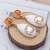 ins wind occidental style earrings geometry drop embed diamond ear stud brief all-Purpose lovely Alloy enamel E