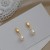  retro surface drop Pearl ear stud brief fashion high earring earrings samll all-Purpose temperament Earring