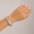 occidental style  exaggerating big drop Metal surface mirror opening bangleins wind