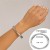 occidental style  exaggerating big drop Metal surface mirror opening bangleins wind