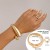 occidental style  exaggerating big drop Metal surface mirror opening bangleins wind