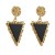 occidental style retro medium wind resin earrings brief triangle pendant samll high fashion Earring