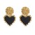 occidental style retro ear stud Alloy resin love pendant earrings brief atmospheric fashion temperament Earring