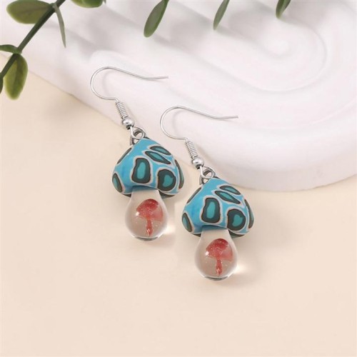  handmade transparent personality   brief trend Country style all-Purpose lovely Earring