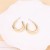 retro samll unique Metal surfaceU Word ear stud            fashion woman Earring