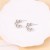 occidental style retro Metal Round uniquec Word ear stud        punk wind Street Snap style