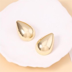 Ins punk wind hollow Metal surface drop Modeling ear stud      fashion