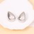 Ins punk wind hollow Metal surface drop Modeling ear stud      fashion