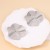 occidental style exaggerating personality leaf ear stud       unique samll wind banquet style