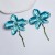 occidental style style flowers earrings Metal diamond enamel flowers ear stud Earring woman