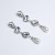 occidental style  drop love flash diamond pendant Pearl earrings retro temperamentR long style Earring woman