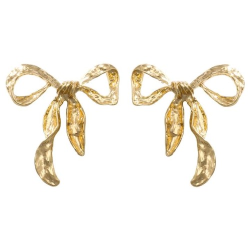  bow earrings all-Purpose temperament womanins wind high ear stud fashion personality Earring