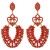 occidental style Rhinestone earrings  female exaggerating geometry fully-jewelled bride earringsearrings
