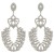 occidental style Rhinestone earrings  female exaggerating geometry fully-jewelled bride earringsearrings