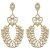 occidental style Rhinestone earrings  female exaggerating geometry fully-jewelled bride earringsearrings