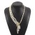 retro all-Purpose multilayer Pearl necklace  occidental style high wind Alloy clavicle chain