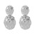 E occidental style three-dimensional flower Earring  retro high samll all-Purpose Metal earrings