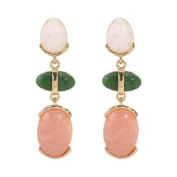 medium temperament retro color more splice Earring  lovely candy colors geomet..