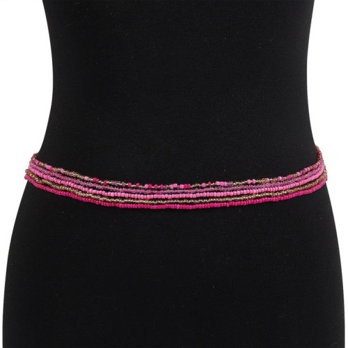  beads chain  Bohemian style color elasticity beads chain