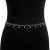 occidental style brief wind beadswaist chain  love layer chain