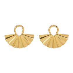 occidental style fashion Metal Earring  trend personality sector geometry retr..