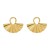 occidental style fashion Metal Earring  trend personality sector geometry retro earrings