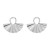 occidental style fashion Metal Earring  trend personality sector geometry retro earrings