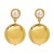 E high temperament all-Purpose ear stud woman  occidental styleins wind personality trend Pearl earrings