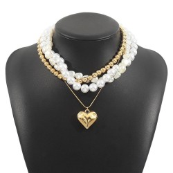 occidental style fashion love Pearl bracelet set  leisure all-Purpose beads ne..