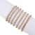 occidental style handmade beads bracelet set woman  Bohemia ethnic style candy colors elasticity