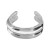 occidental style fashion Metal high Irregular opening bangle  samll Double layer surface