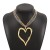 occidental style exaggerating big love necklace  punk personality multilayer chain clavicle chain