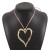 occidental style exaggerating Irregular hollow love necklace  summer sweet color velvet rope belt clavicle chain
