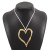 occidental style exaggerating Irregular hollow love necklace  summer sweet color velvet rope belt clavicle chain